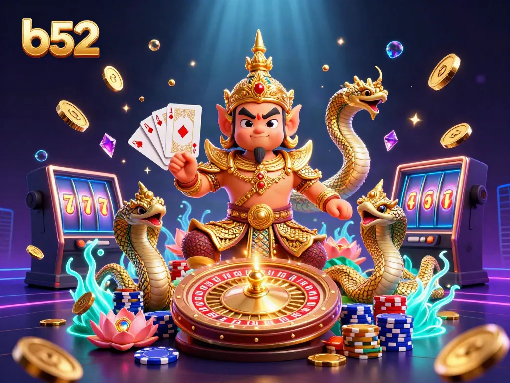 Experience the thrilling b52 casino adventure with vibrant characters, dynamic game elements, and dazzling visuals.