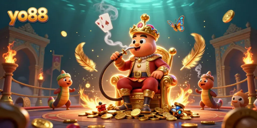 Engage with the exciting world of yo88, showcasing dynamic gambling action and vibrant visuals.