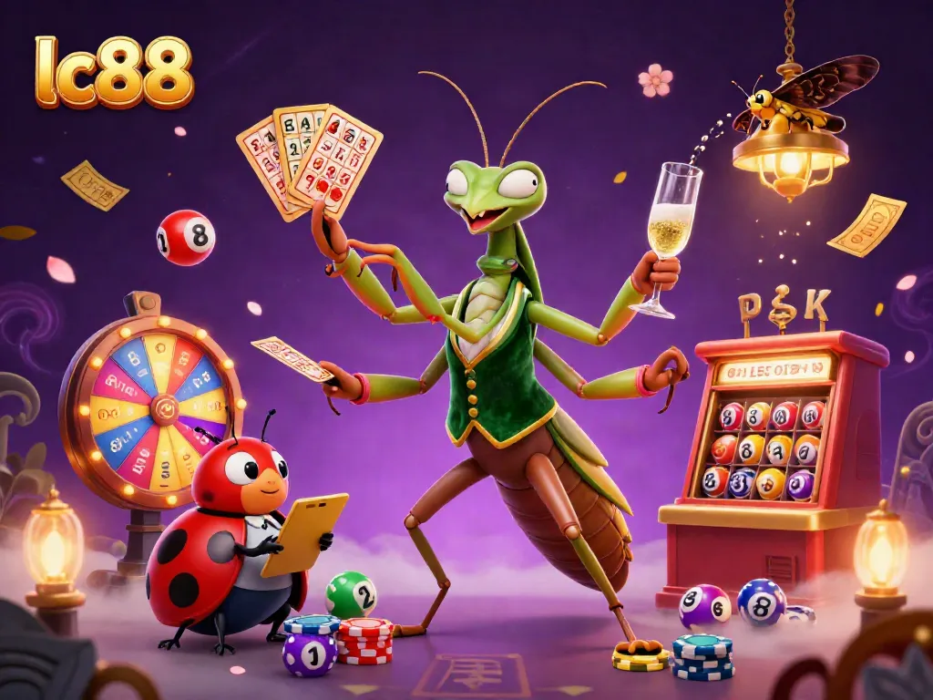 Experience the vibrant energy of lc88 casino gaming with colorful elements and engaging characters.