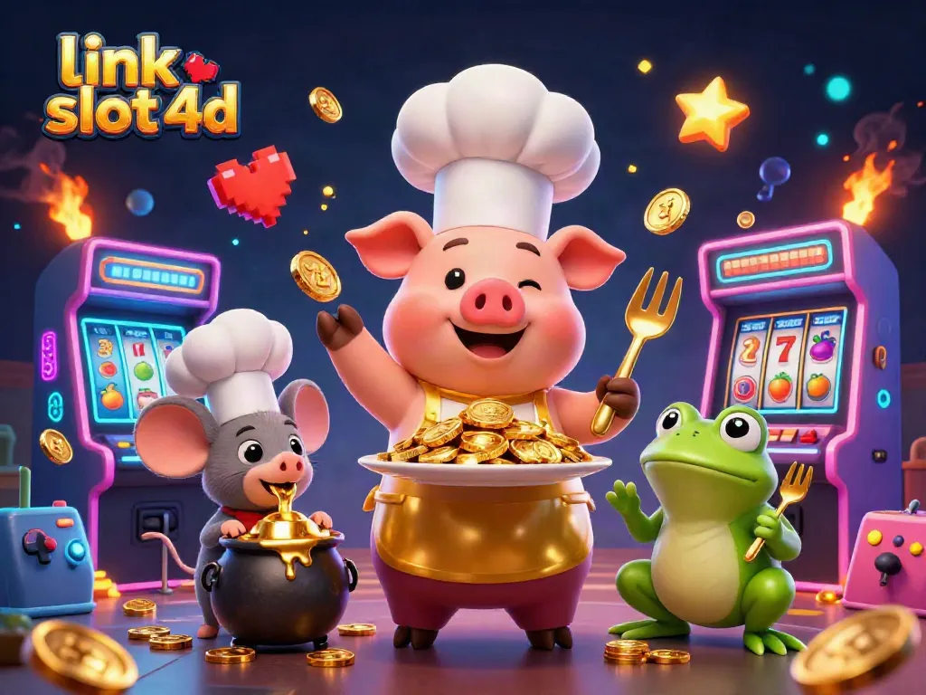 Menangkan jackpot di permainan link slot 4d sambil dikelilingi karakter kasino unik dan menarik.