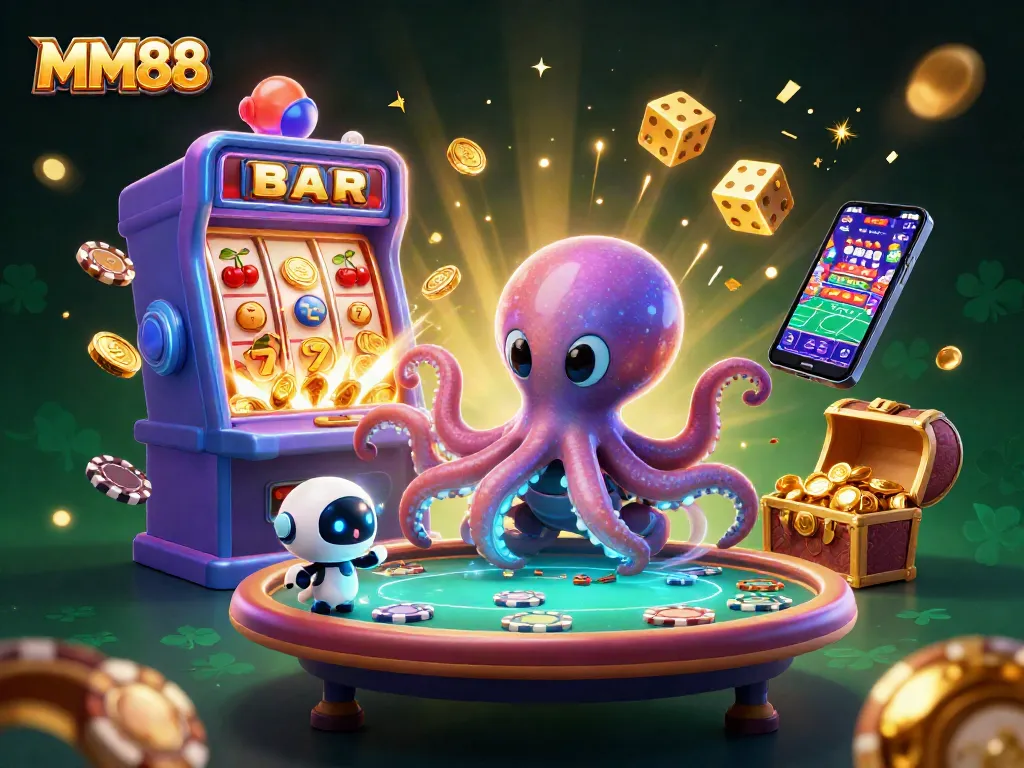 Experience thrilling wins at MM88's holographic poker table with exciting game elements.