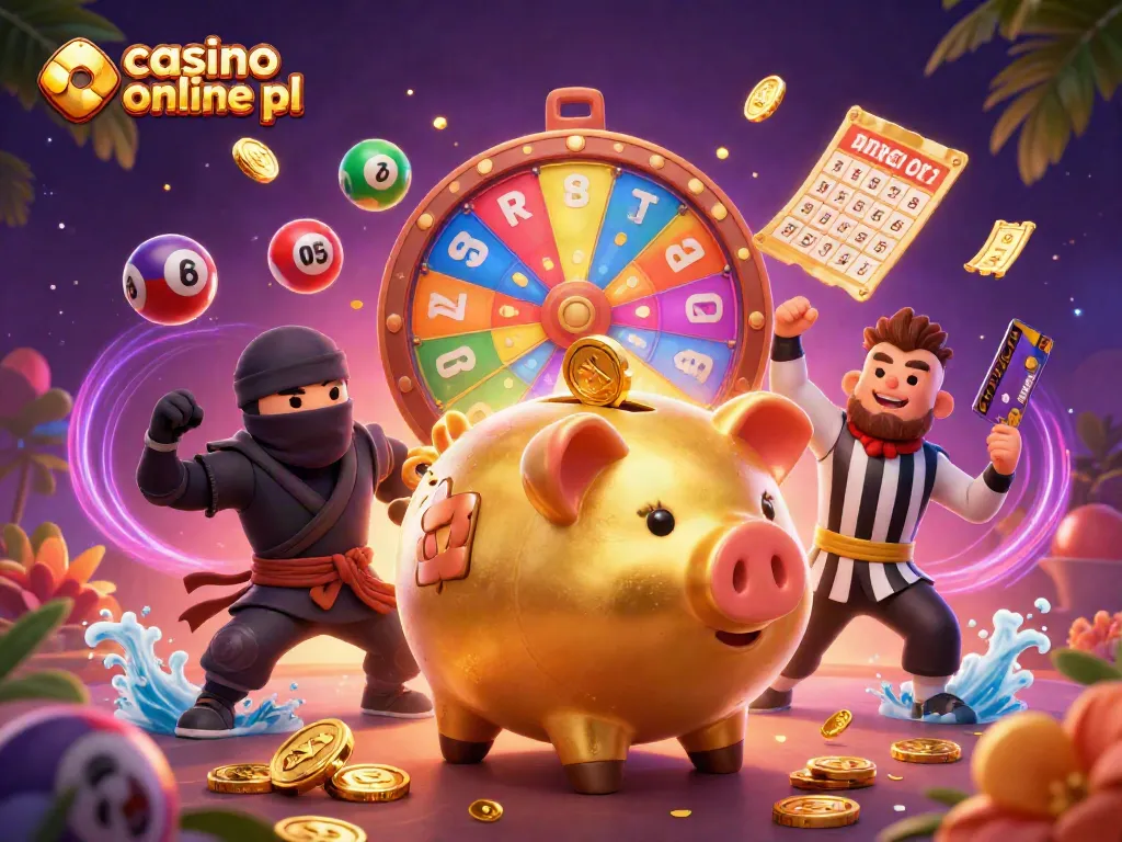 Experience thrilling excitement at casino online pl with vibrant characters and casino elements.