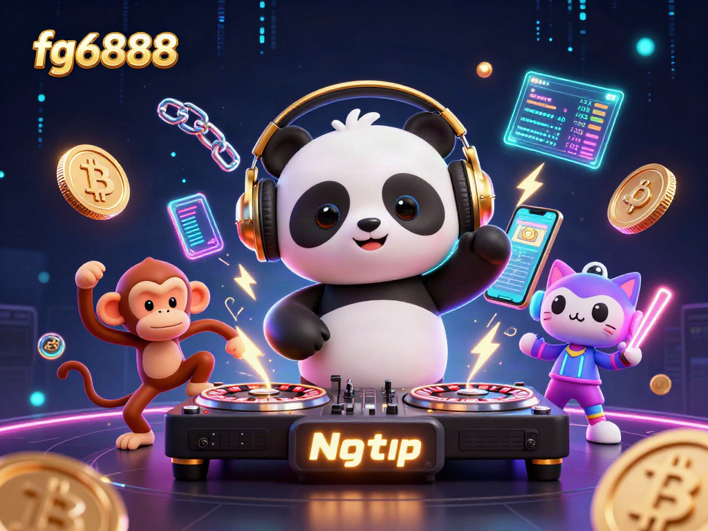 Tham gia trò chơi tại fg6888 với DJ panda và những yếu tố sòng bạc đầy màu sắc.