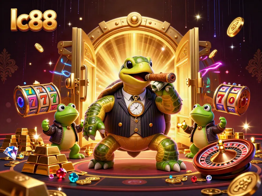 Experience the excitement of lc88 with animated characters and vibrant casino elements.