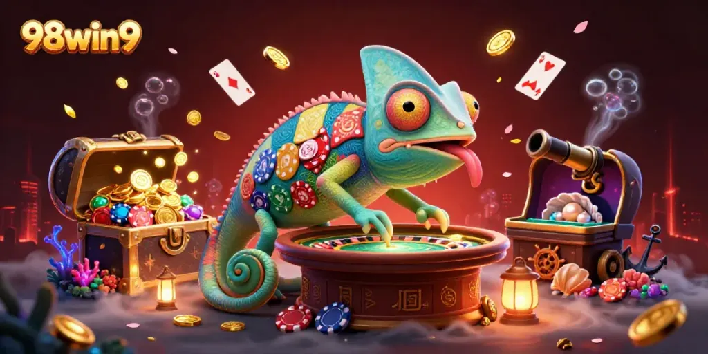 Experience thrilling online betting action at 98win9 with vibrant, dynamic casino visuals.