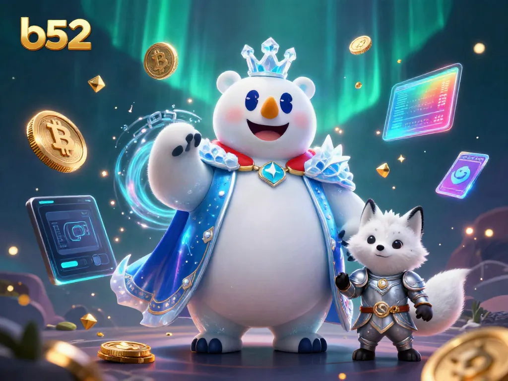 Experience thrilling gameplay at b52 with vibrant energy and casino elements surrounding majestic characters.
