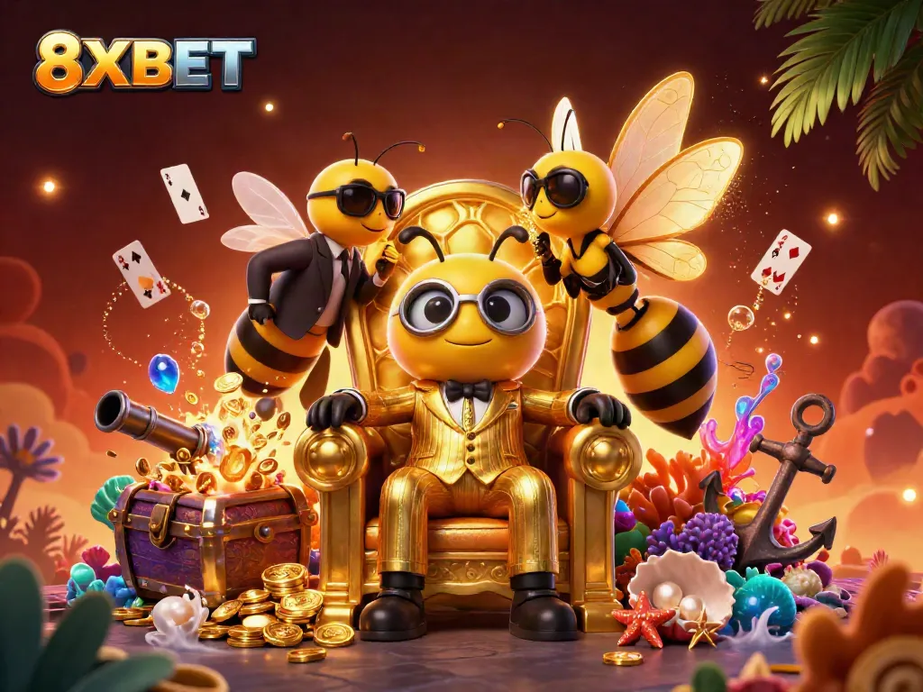 Engage with 8XBET by exploring immersive casino action in an ultra-detailed 3D scene.