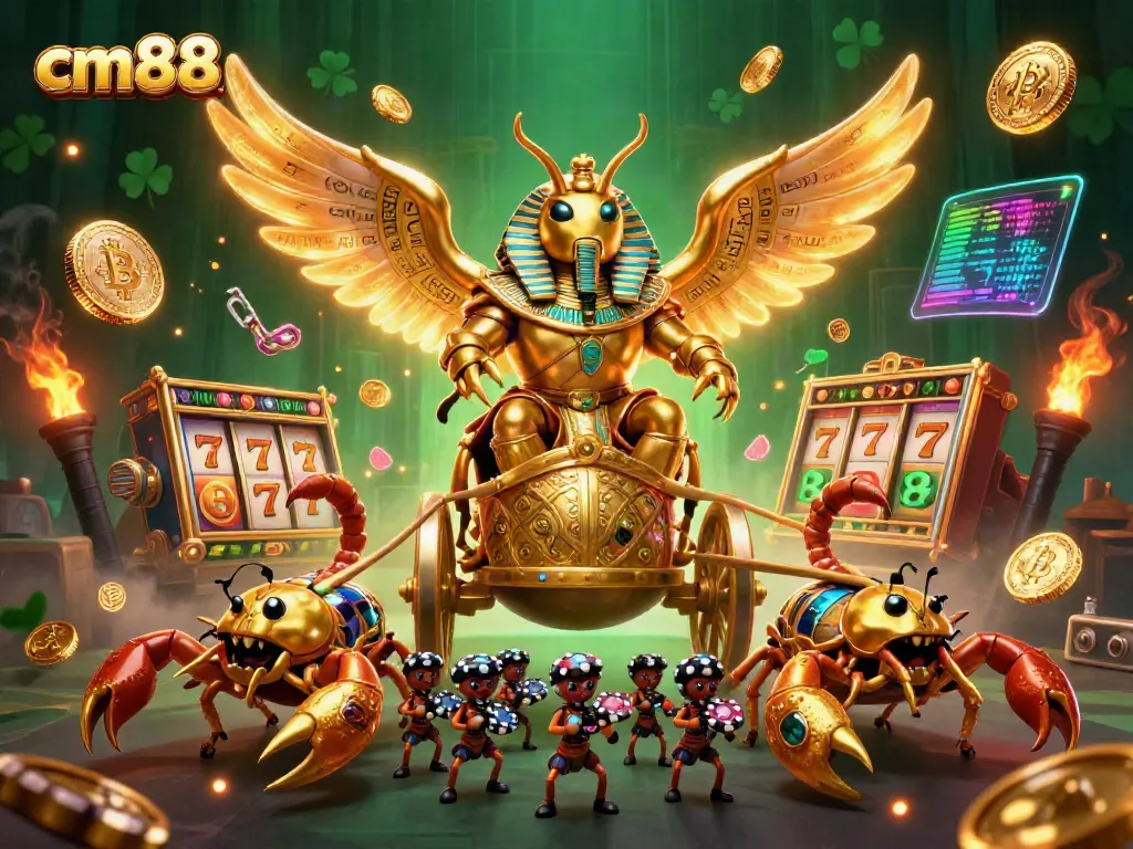Engage with cm88 by joining an exciting slot reel adventure filled with golden scarabs and scorpions.