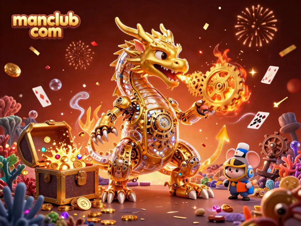 Engage in thrilling gameplay at manclub com with exciting golden dragon elements and casino treasures.