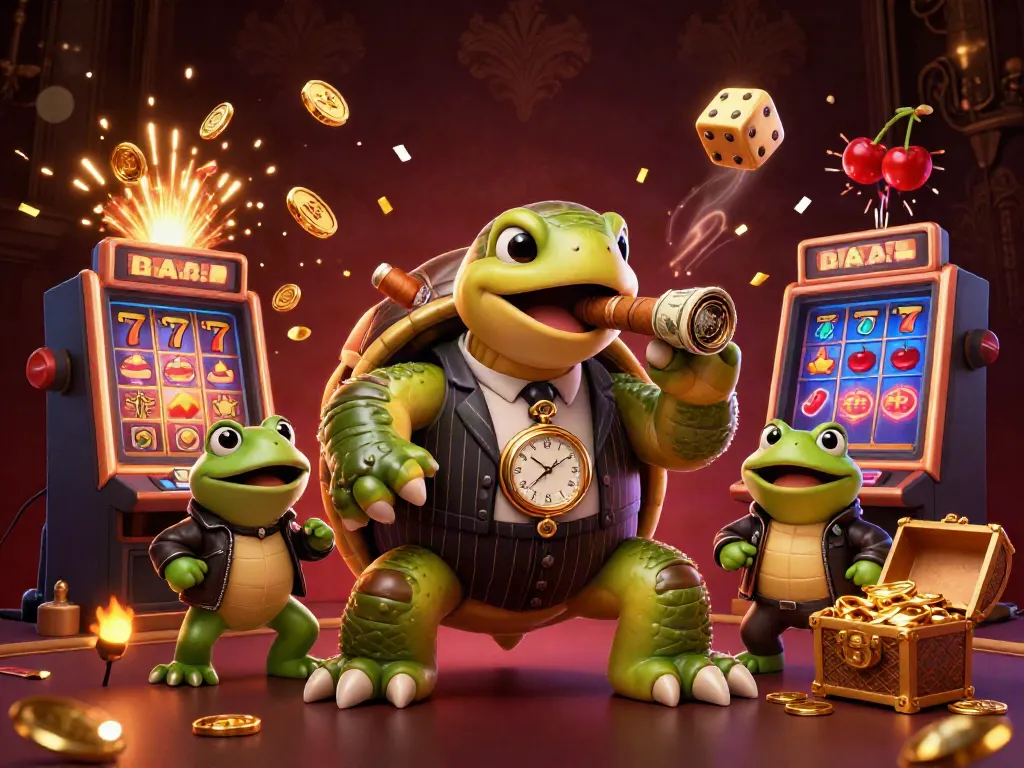 Experience the excitement of 789club with unique characters and vibrant casino elements bursting with energy.